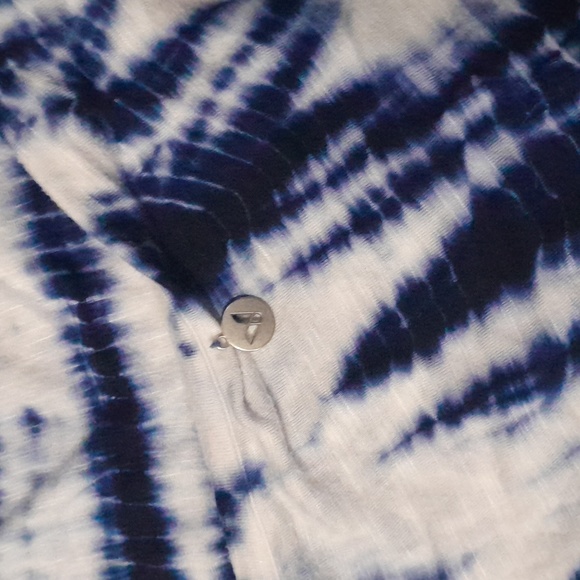 Livi Active Lane Bryant Women's Size 18/20 Blue Tye Dye Maxi Dress EUC - Picture 3 of 3